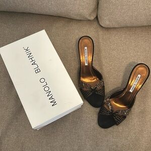 Gently used manalo blahnik kitten heals!